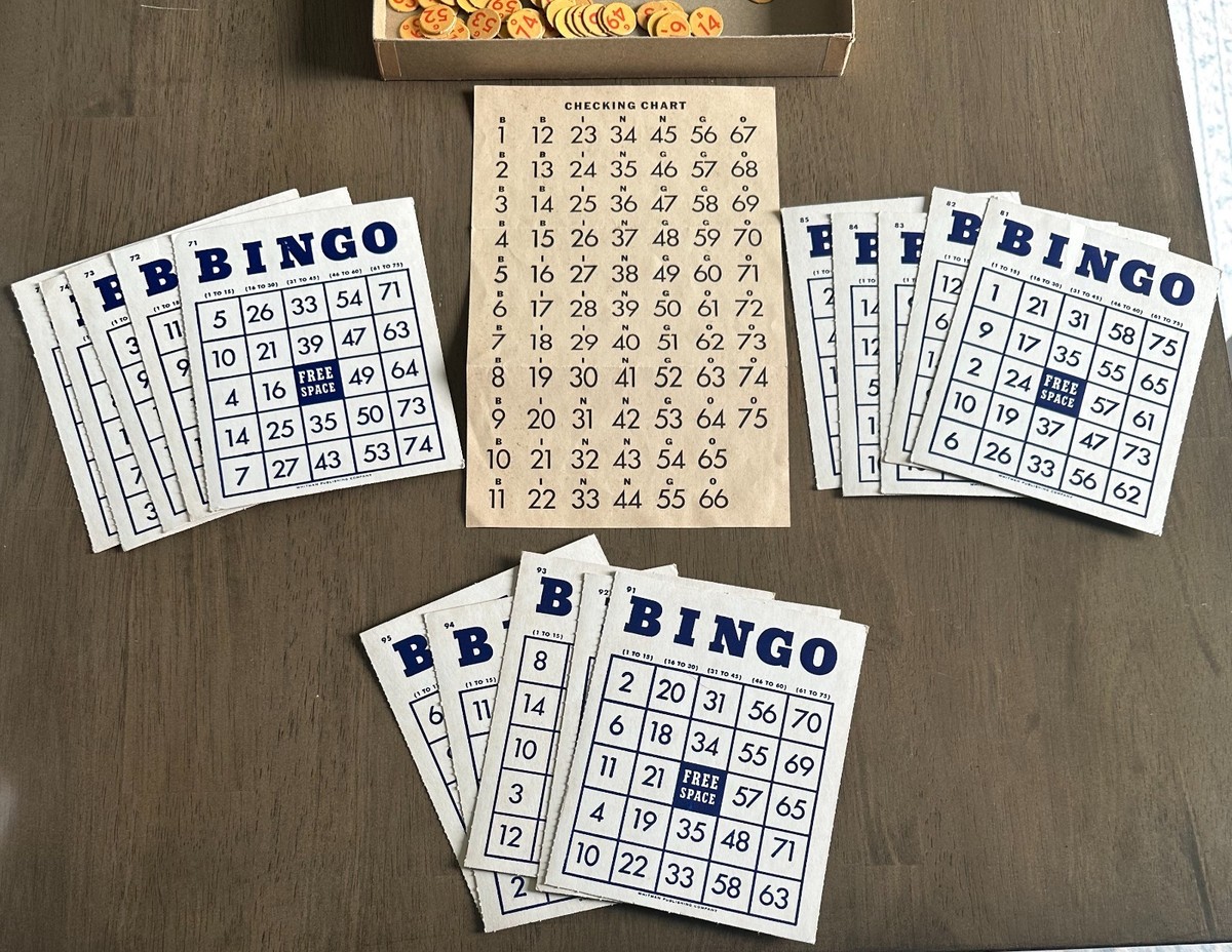アンティークアメリカンビンゴゲーム Vintage Bingo Game Whitman 1963 #4409 | eBay