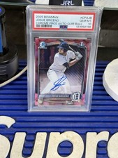 2025 Bowman - Chrome Prospect Autographs Josue Briceno #CPA-Gum Ball Refractor(