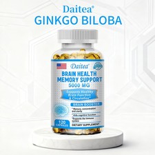 Brain Health Memory Booster Focus Function Clarity Nootropic Supplement 120 Caps