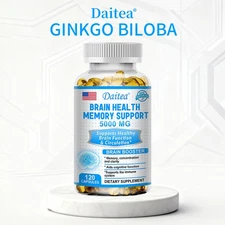 Brain Health Memory Booster Focus Function Clarity Nootropic Supplement 120 Caps