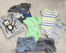 Baby Boys 6M Summer Outfit Set 7 piece Lot