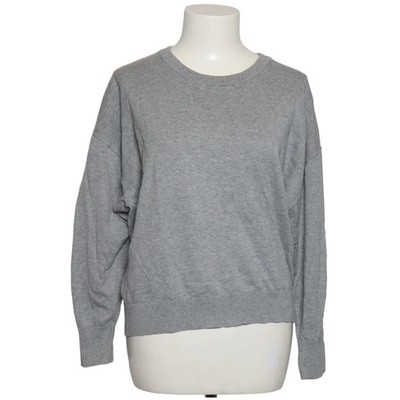 Edco, Sweatshirt, Größe: M, Grau, Bio-Baumwolle/Polyamid, Einfarbig, Damen #sPC
