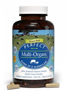 Perfect Supplements - Perfect Multi-Organs   180 Capsules   A Blend of 6 Syne...