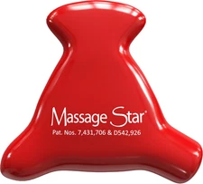 Massage Tool with Wedge & Trigger Point Tips for Muscle Relief & Therapy Use