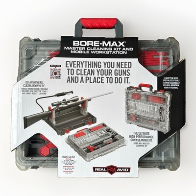 Real Avid Bore-Max Master Cleaning Kit & Mobile Workstation - Universal Gun Kit