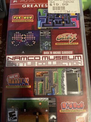 Jeu PSP Namco Museum - Version Espagnole - État Correct, Fonctionnel - Pour Collectionneurs Ou Joueurs