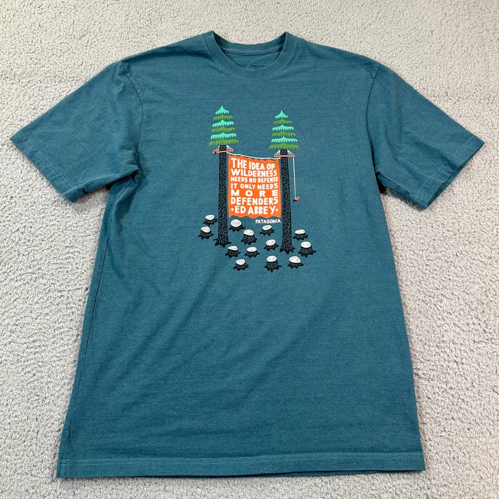 patagonia treesitters responsibili-tee regular fit shirt
