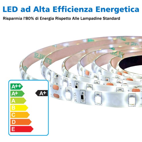 OCEAN Rptonda Specchio bagno LED con dimmerabile e disappannamento e Blue - Foto 10 di 10