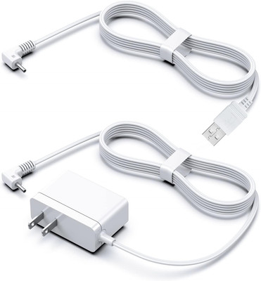 5V Round-Pin Charger, 9.8Ft Safe Power Compatible with Infant Optics Baby DXR-8 