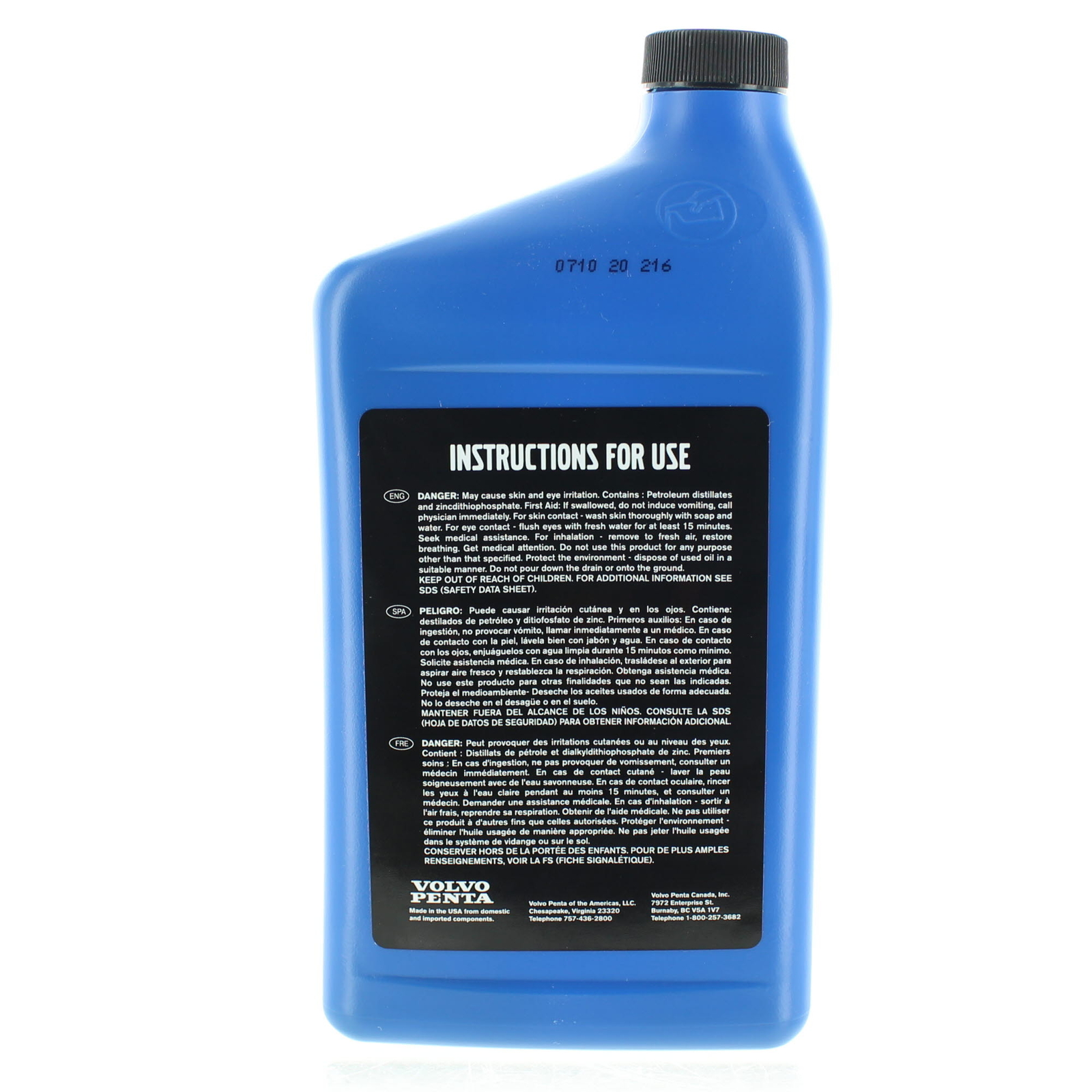 Volvo Penta Stern Drive New OEM GL5 GEAR OIL LUBE 32OZ QUART 80W-90 1141676