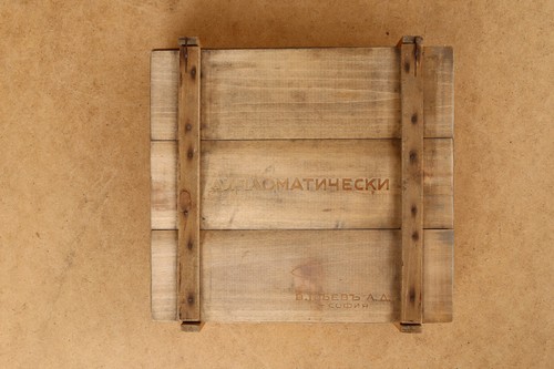Old Antique Wooden Wood Box from Chocolates European Crate Early 20th Rustic - Picture 3 of 9