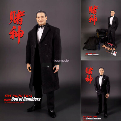 Fire Point Toys FPT002 God Of Gamblers Chow Yun Fat 1/6 Action Figure Model Gift