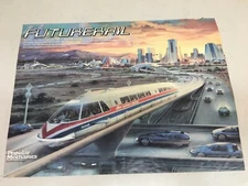 The Future High Speed Rail , History of the Locomotive Poster Popular Mechanics