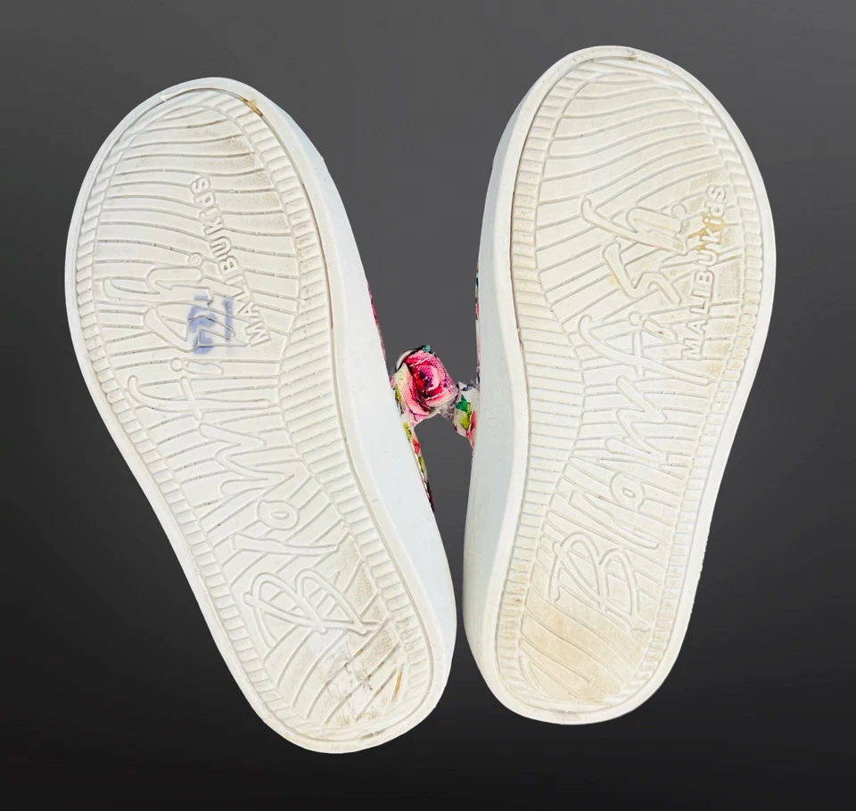 Usado en Excelente Condición Blowfish Malibu Verona Niña Floral Mary Jane Zapatos Lona Talla 8M Foto 3 de 4