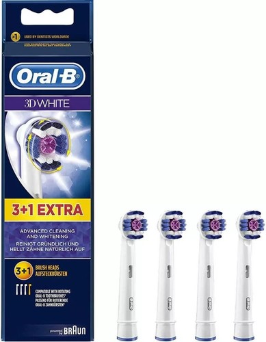 Oral-B 3D White Replacement Electric Toothbrush Heads Refills, 8 Pack - Picture 2 of 5