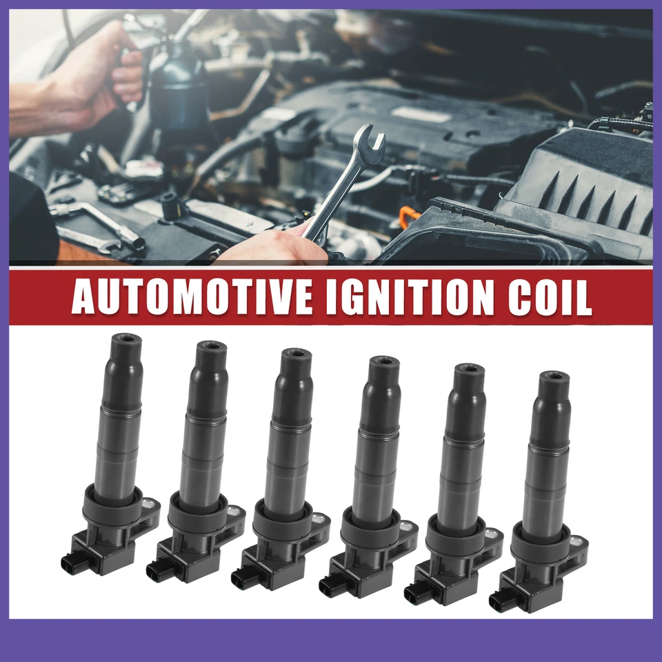 Seis bobinas de encendido de coche 27301-3C000 personalizadas para Hyundai Santa Fe para Kia Sorento  Foto 2 de 4