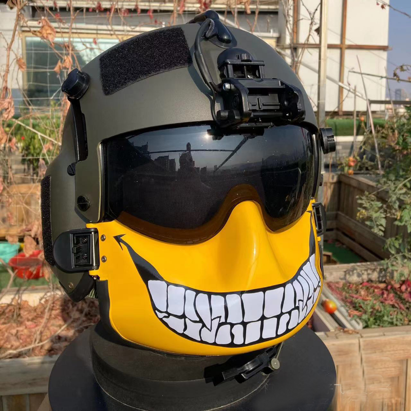 DIY EVI Replica Mask for HGU-56P Helicopter Flight Helmet 55P 68P
