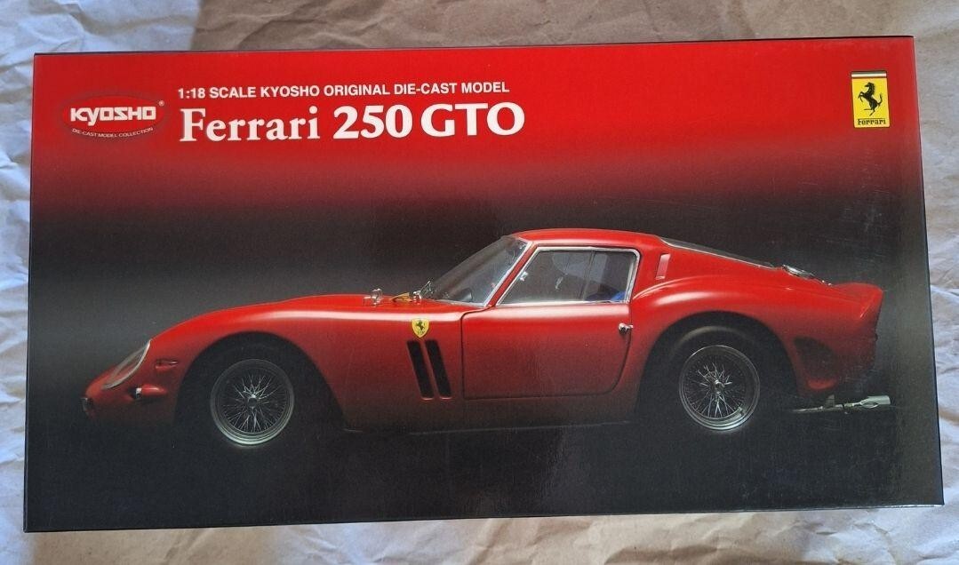 【新品】1/18 京商 フェラーリ 250gto 赤 08431R 1/18 Kyosho Ferrari 250 GTO Red w/ Box From Japan 08431R