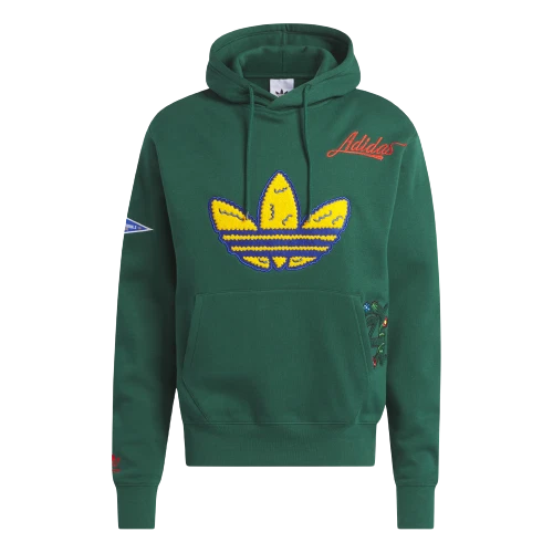 Adidas Originals Collegiate Badge Hoodie (Collegiate Green) Men's IL2354