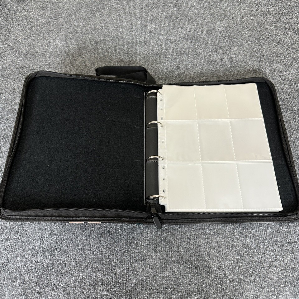 Pokemon Trading Card Games Collection Binder Black Holds 720 Cards 9