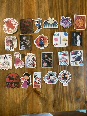 Lot Of Disney Mulan Stickers