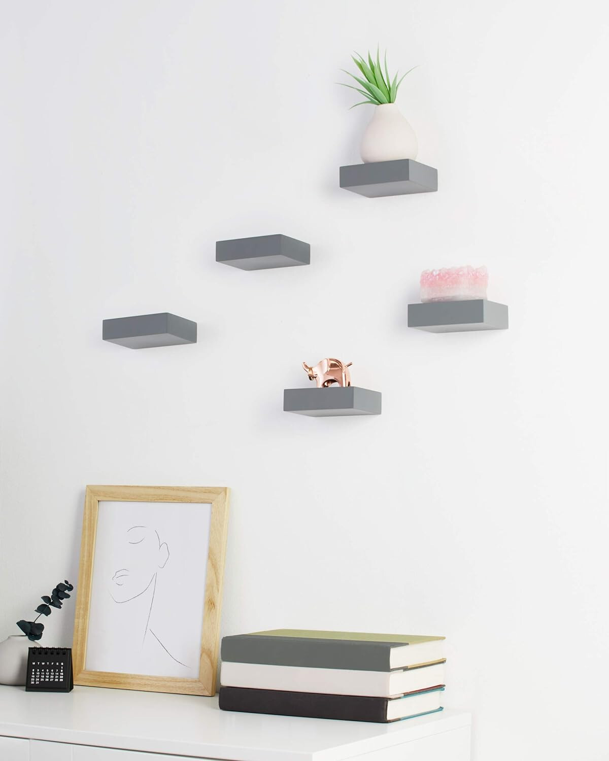 Umbra Showcase Étagères Flottantes Compactes Invisibles Anthracite - 2