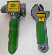 Learning Curve John Deere Lot Of 2 Pretend Tools Hammer Working Wrench
