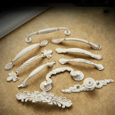 1 X Cabinet Handle Zinc Alloy Kitchen Cupboard Pulls Drawer Knobs Hardware Retro