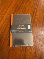 NEW/SEALED Field Notes Black Ice 3-pack Limit...