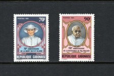 R6601 Gabon 1981 Missionairies 2v. MNH