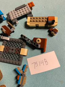 LEGO STAR WARS 75148 Encounter On Jakku Trading post kit incomplete