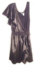Better B. Black Jeweled One Shoulder Dresses NWT Sizes S, M, L
