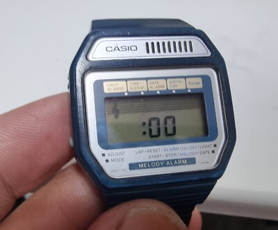 Vintage Casio 82H108 Digital Melody Musical Alarm 1980s