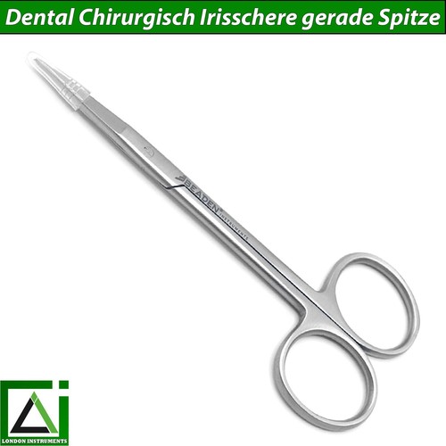 Dental Iris schere gerade Spitze, chirurgische Schere, Präparier scissor 5er-Set - Picture 3 of 6