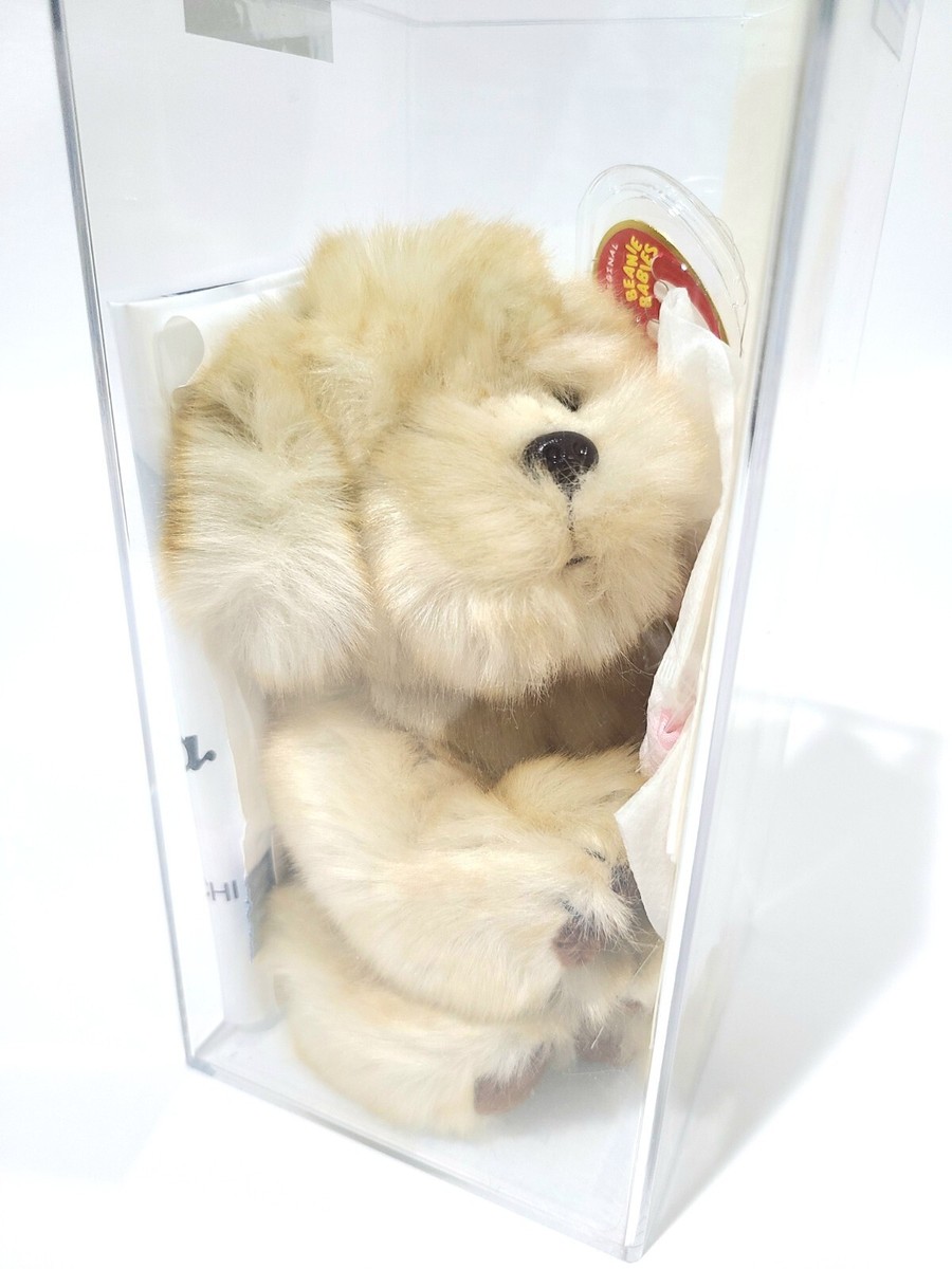 Ty Beanie Baby Babies Rare Senna Kun Brown Paws Japan TBB