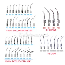 Dental Ultrasonic Scaler Tips Scaling Endo Perio Fit for EMS /SATELEC /NSK 