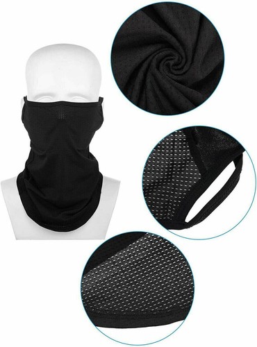 Face Mask Balaclava Scarf Neck Fishing Gaiter UV Headwear Sun Shield Loops Ear - Picture 9 of 18