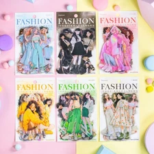 Fashion Street Photo Stickers 30PCS PET Girl Lady Scrapbook Paper Crafts Planner