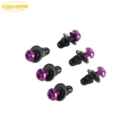 6Pcs Purple T25 Front Fairing Windshield Bolts Screw For Harley Sportster XL 883 - Picture 8 of 10