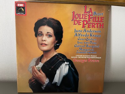 BIZET, LA JOLIE FILLE DE PERTH, ANDERSON, KRAUS, PRETRE, EMI, BOX 3LP  Mint -