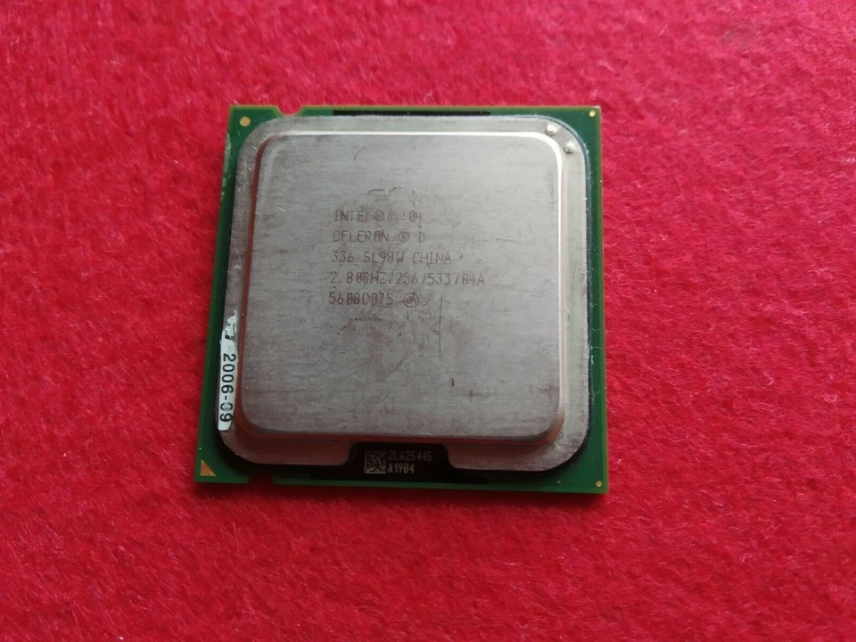 INTEL CELERON D 336 1 X 2,80 GHz LGA 775 256K CACHE BUS DE 533MHz 64BITS + - Imagen 2 de 3