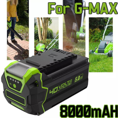Akku 6Ah 8Ah 40V Li-Ion für Green-works G-Max Gen 29462 29472 24252 27062 25322