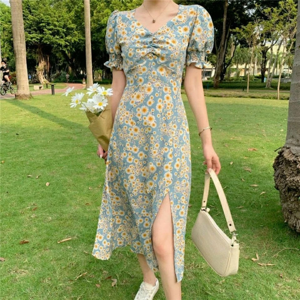 casual floral dress