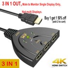HDMI 3 in 1 out Auto Select 4K 2K 3D HDMI Switcher PC PS4 XBOX Single display