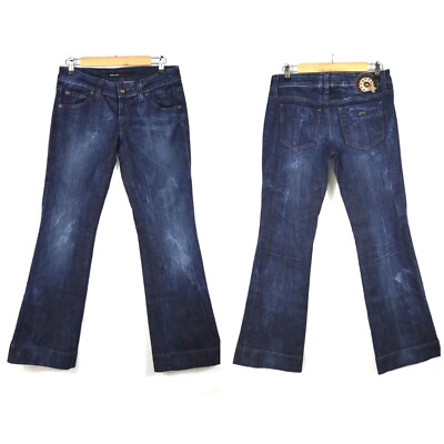 Miss Sixty Diamond Damen Jeans Hose Denim Blau Baumwolle Gr.29 Italy Knopf