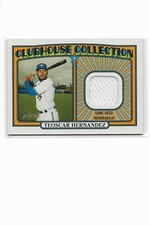 2021 Topps Heritage Clubhouse Collection Teoscar Hernandez Toronto Blue Jays