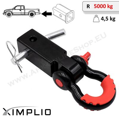 Einschub mit Schäkel Kupplungseinsatz für 2'' US AHK für Suzuki Equator 08-12