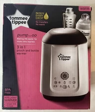 Tommee Tippee 3 In 1 Pump & Go Intelligent Pouch & Baby Bottle Warmer System