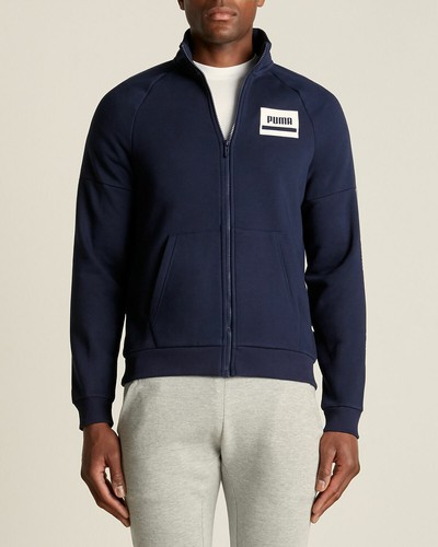 PUMA Rebel Wire Track Jacket Size Medium Blue - Picture 2 of 5