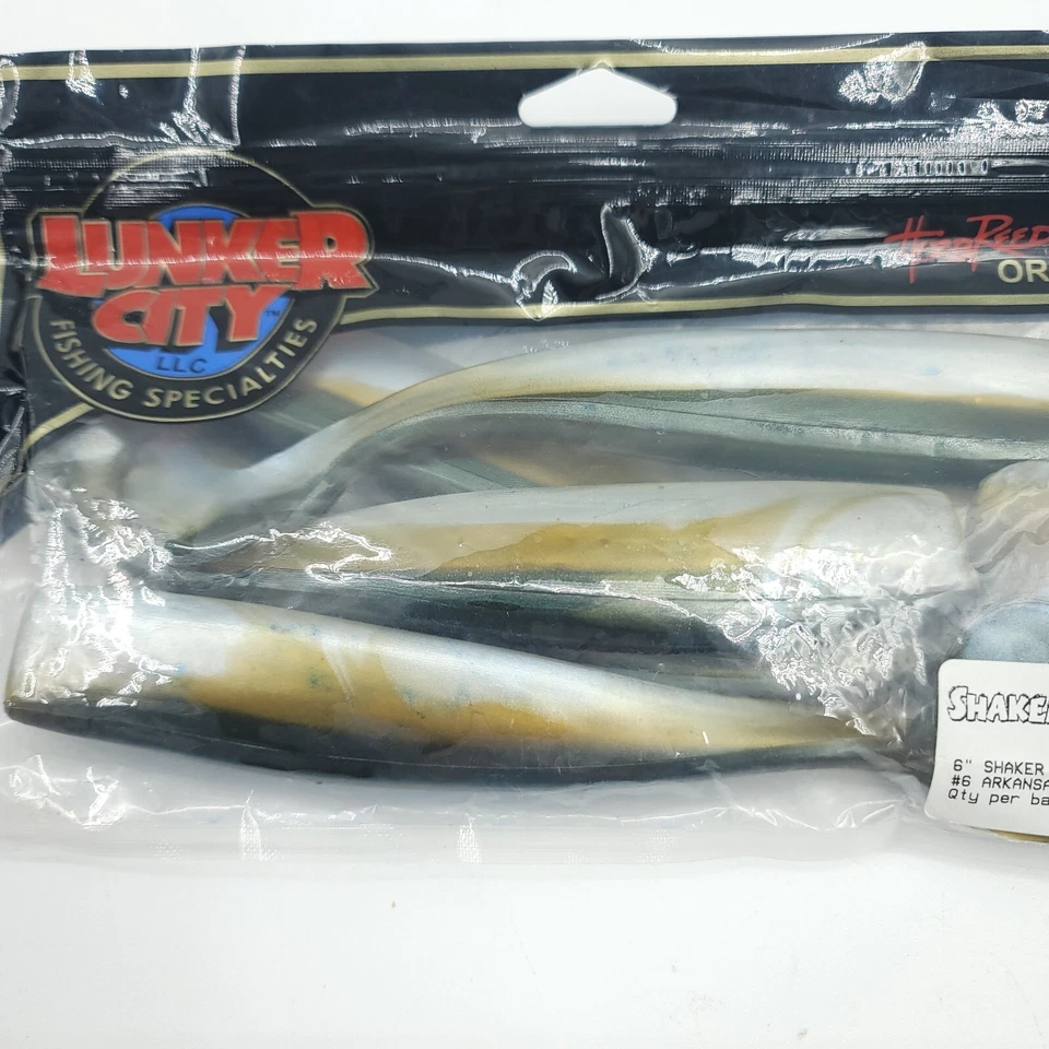 Lunker City 6' agitador #6 Arkansas Shiner 5 por paquete Foto 3 de 4